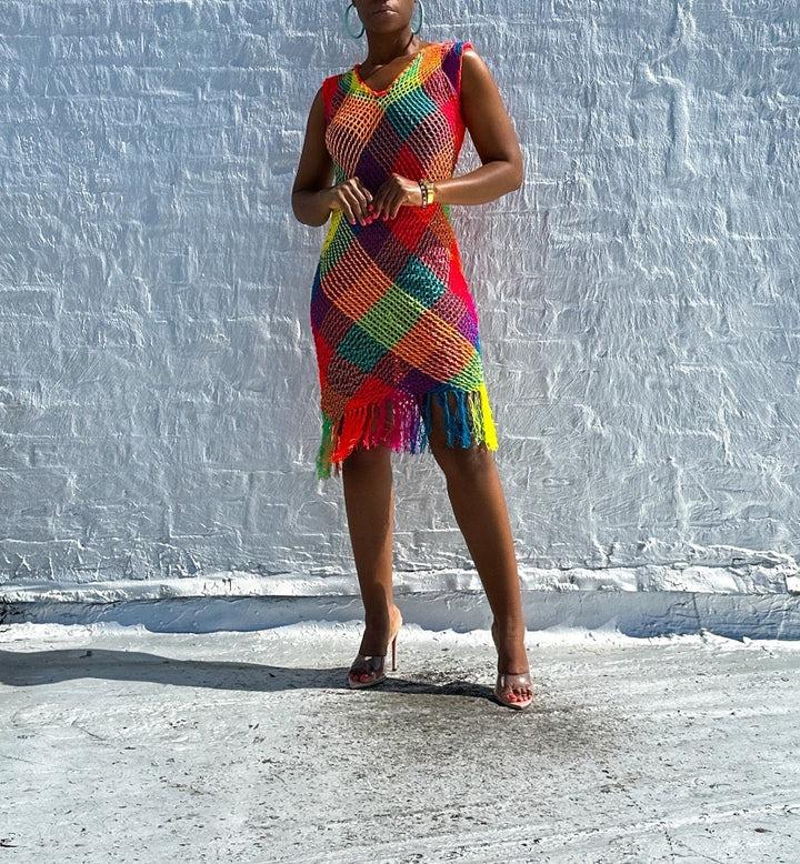 CHchaofan mixcolor 2022 casual dress