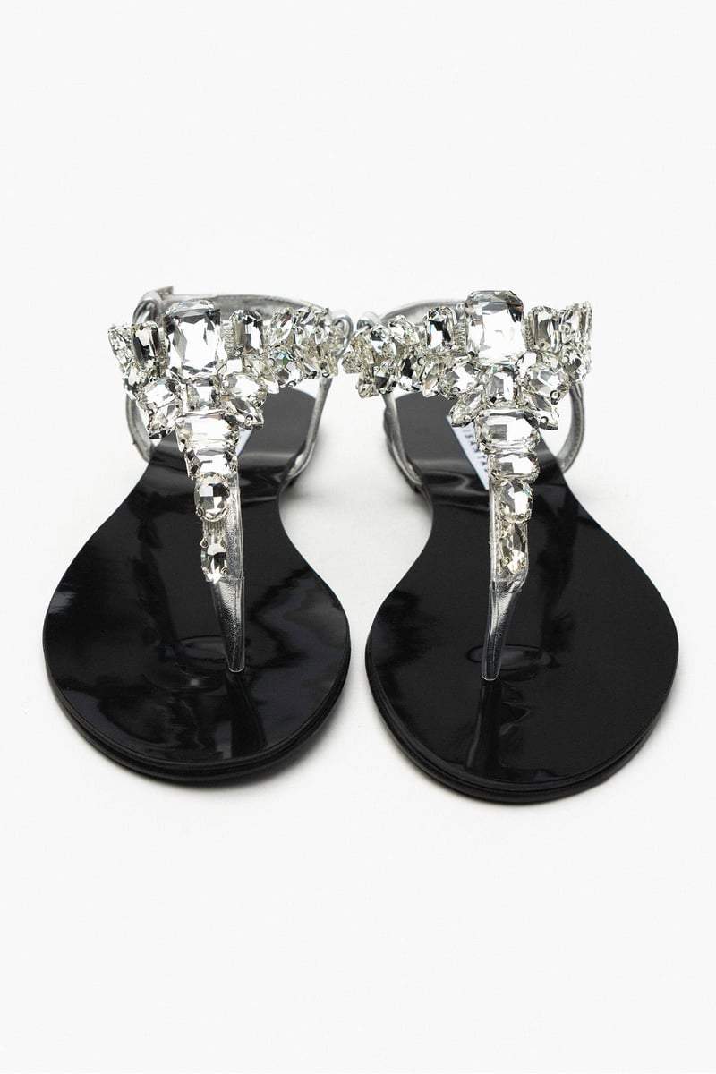 Diamond Flower Sandals