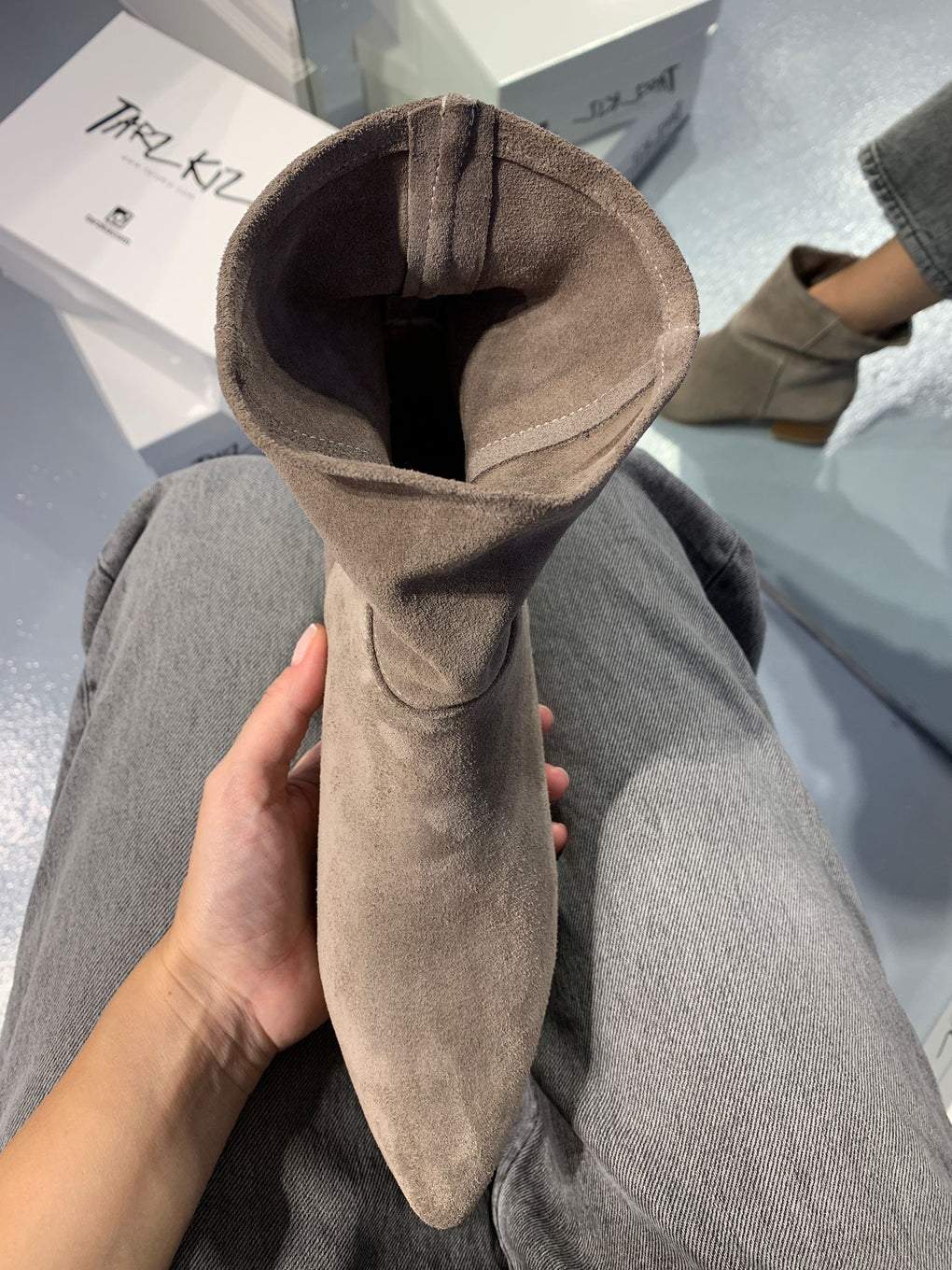 Solid Italian leather boots