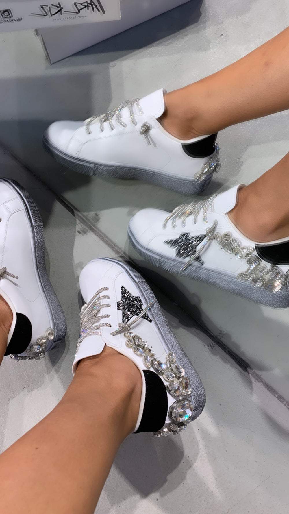 Diamond Sparkle Sneakers