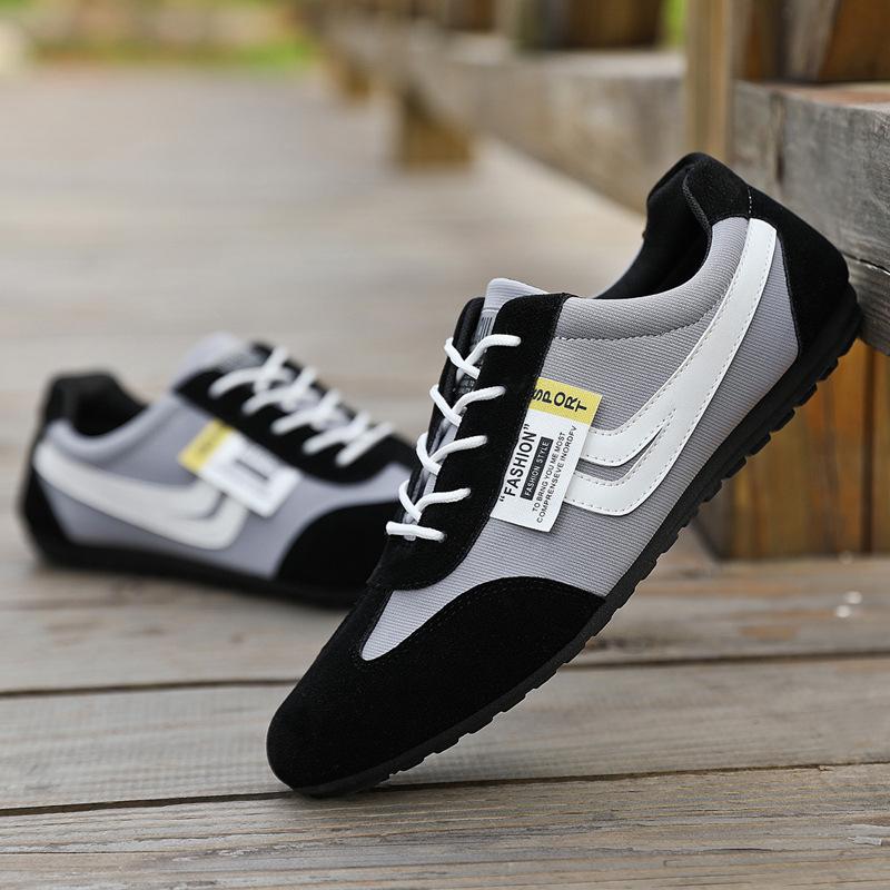 Breathable casual label canvas shoes