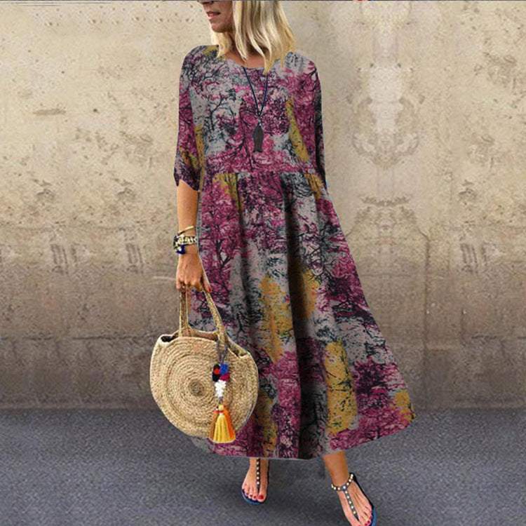 Print Casual Dress