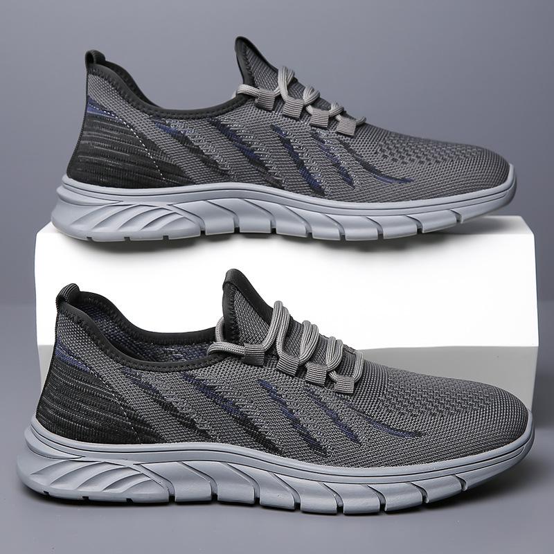 Breathable mesh flying sneakers