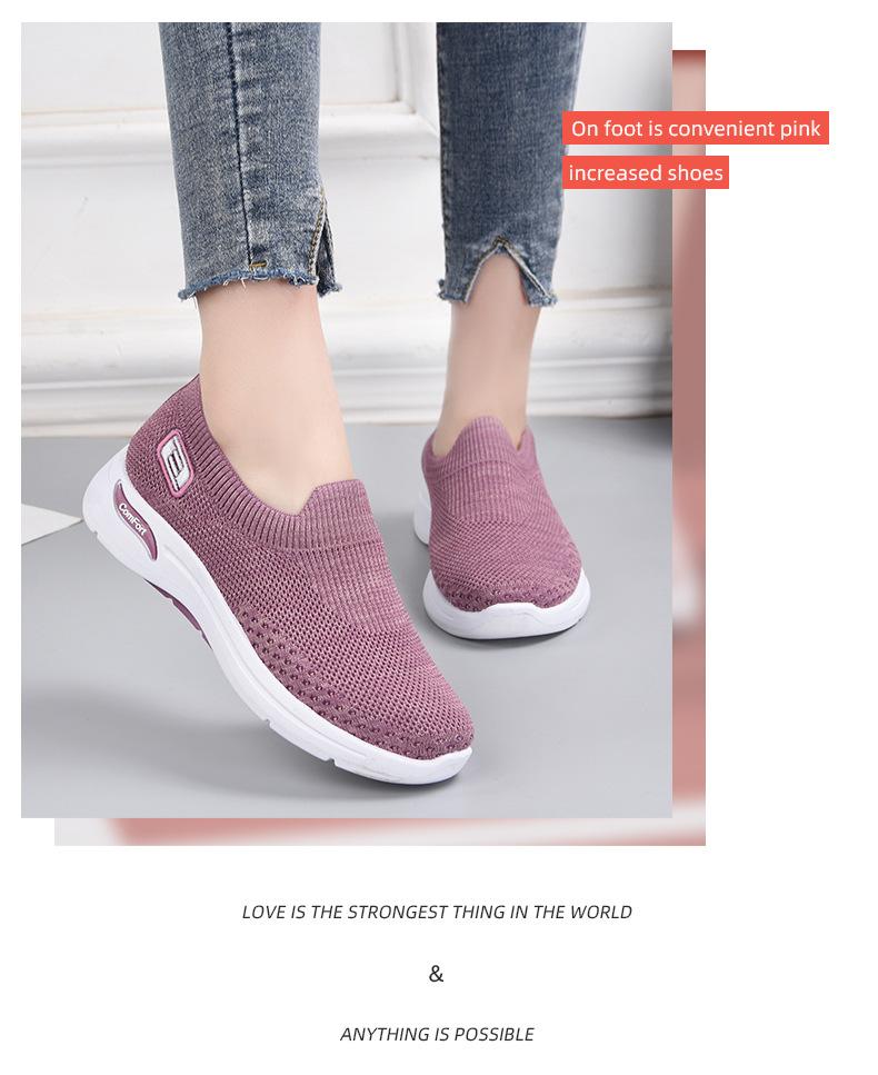 Leisure step soft bottom orthopedic sneakers