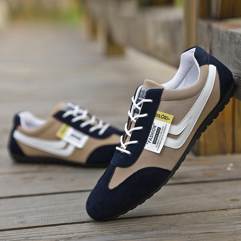 Breathable casual label canvas shoes