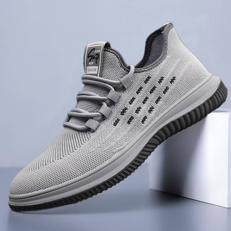 Low top breathable running fly woven shoes