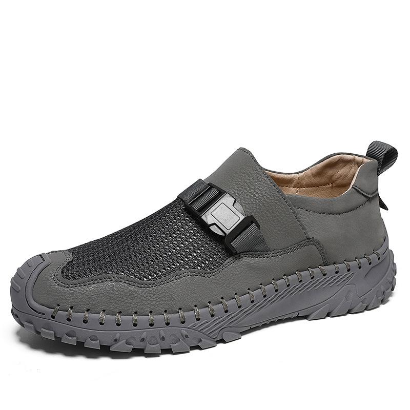 Leather wild loafers