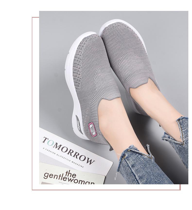 Leisure step soft bottom orthopedic sneakers