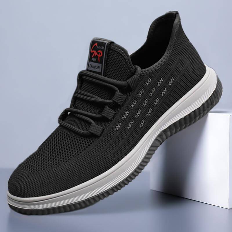 Low top breathable running fly woven shoes