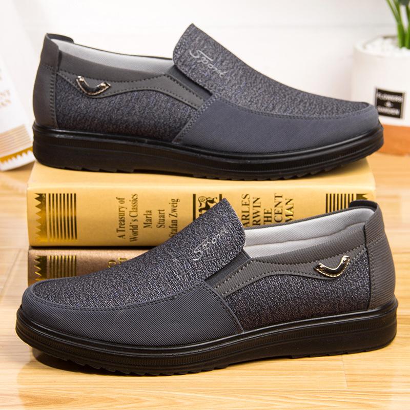 No lace walking men's casual shoes