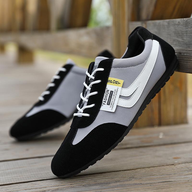 Breathable casual label canvas shoes