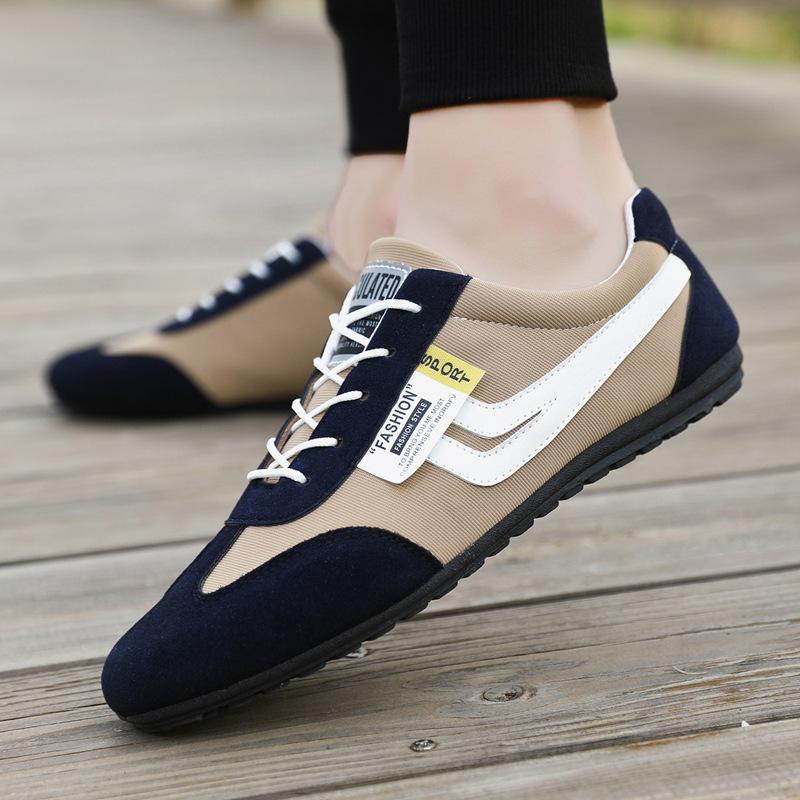 Breathable casual label canvas shoes