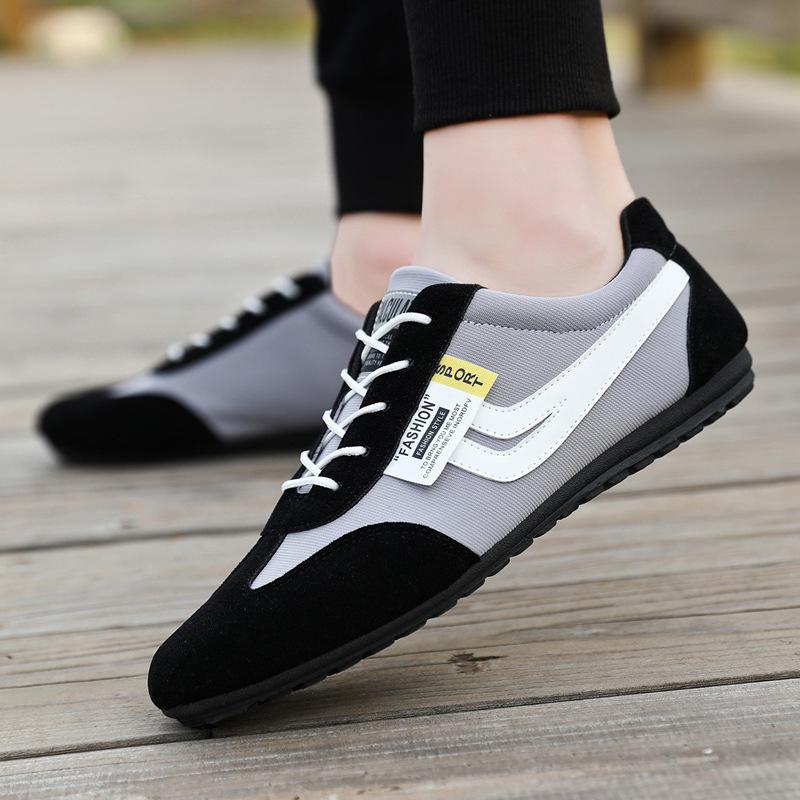 Breathable casual label canvas shoes