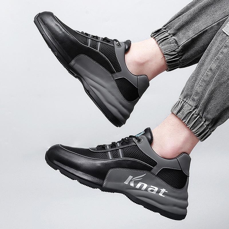 Italian handmade cowhide light luxury bottom shoes