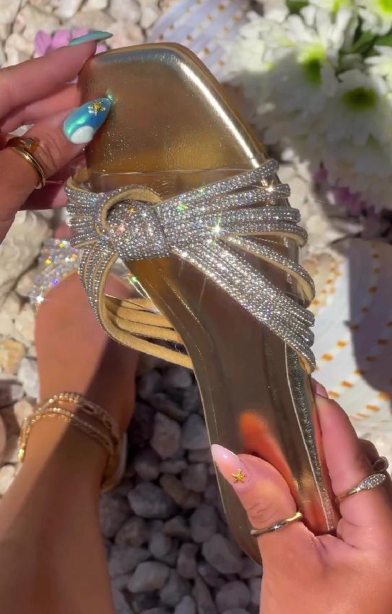 Bow Sparkle Sandals
