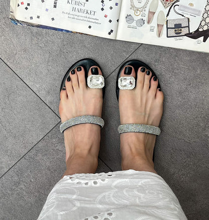 Diamond Sparkle Casual Sandals