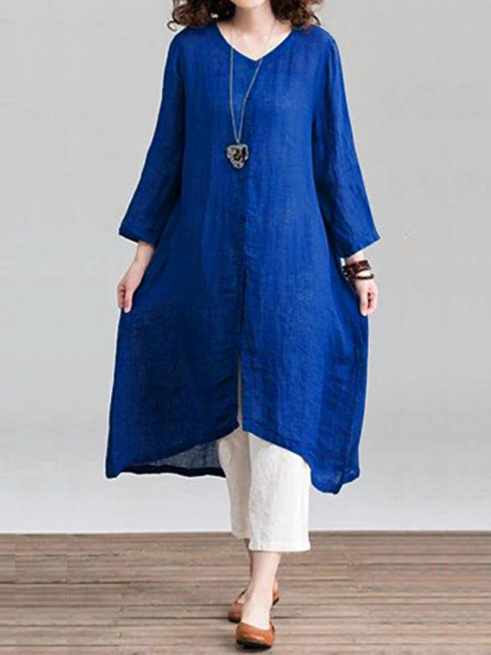CHchaofan blue 2022 casual dress