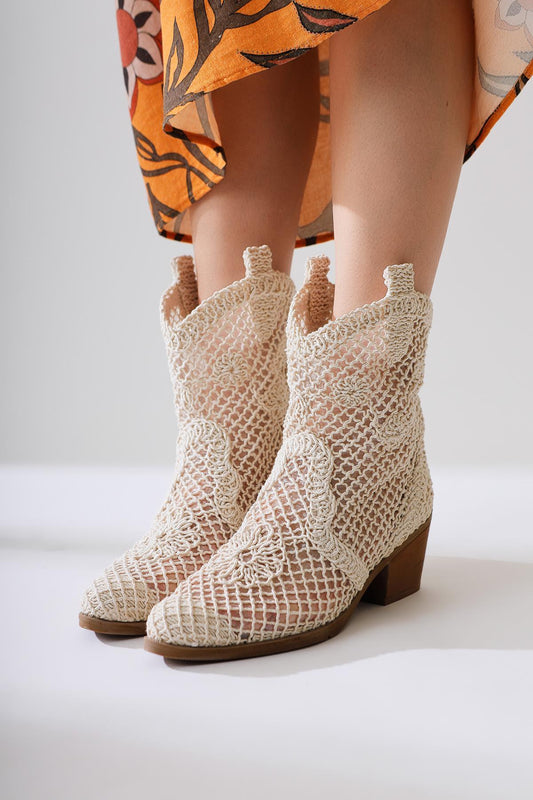 Cotton woven breathable boots