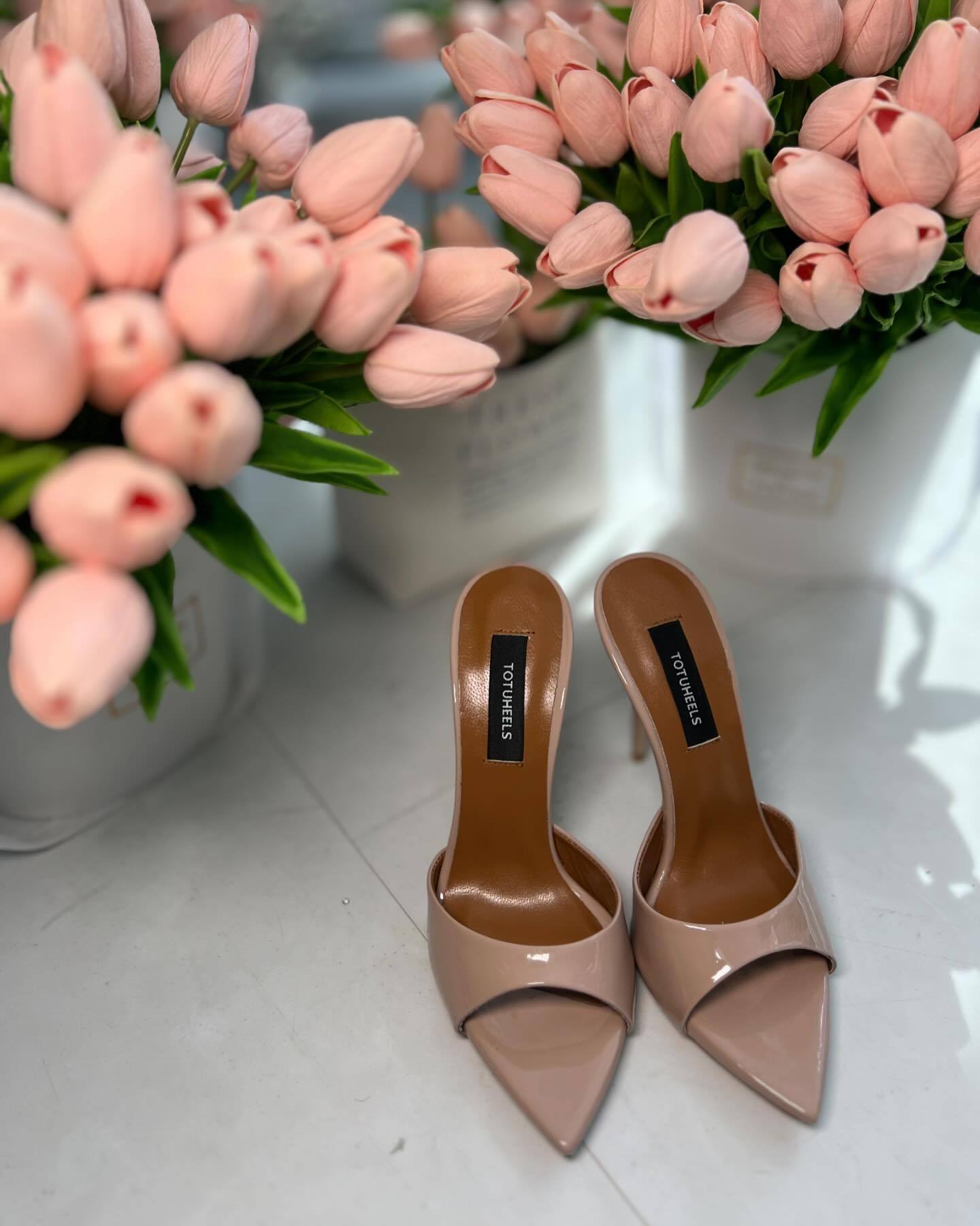 Brown Casual Elegant Party High Heels