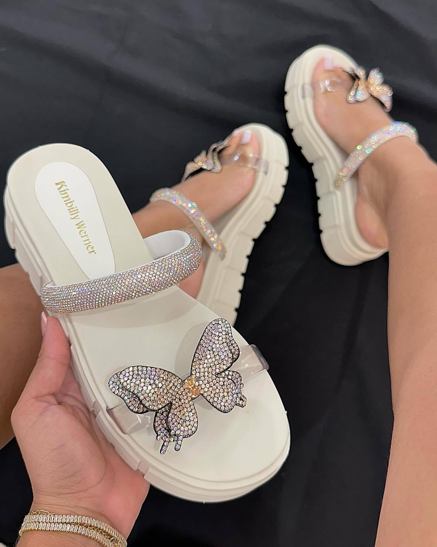 butterfly sandals