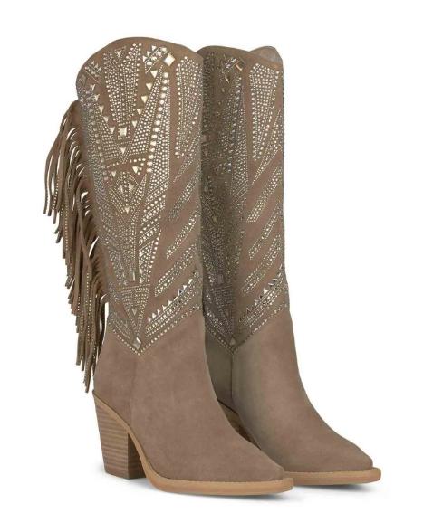 Women's Sparkle Tassel Cowboy Boots