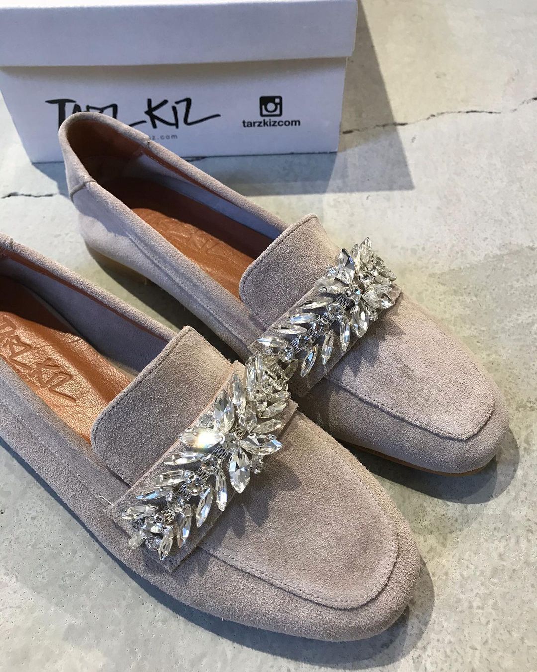 diamond tassel loafers