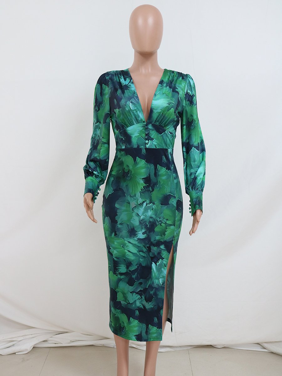 🔥Limited Time Offer 49% OFF🔥Emerald Midi Dress