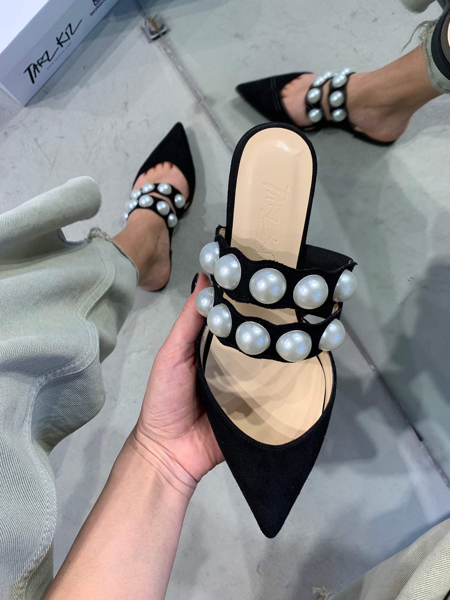 jeweled strap sandals