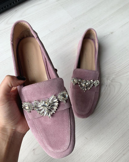 diamond loafers