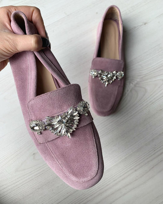 diamond loafers