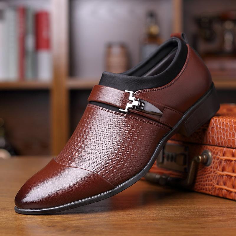 Italian handmade cowhide business shoes