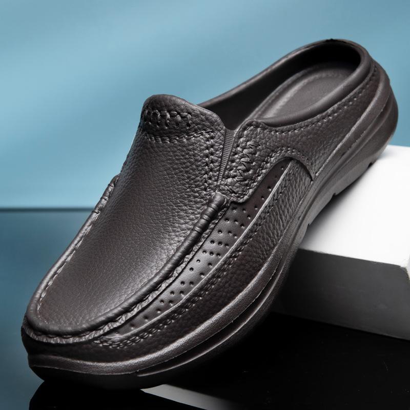 Italian leather slippers