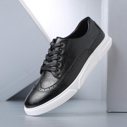Comfortable wear resistant Italian leather sports shoes