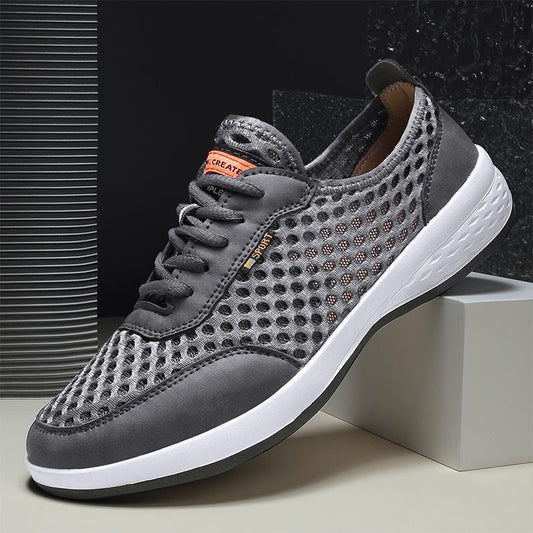 Netblasting mesh cloth casual shoes