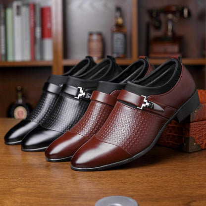 Italian handmade cowhide business shoes