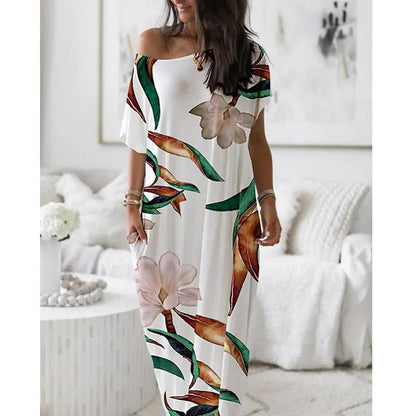 Casual one shoulder dress
