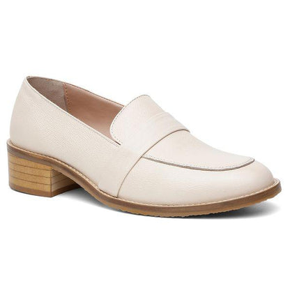 solid color loafers