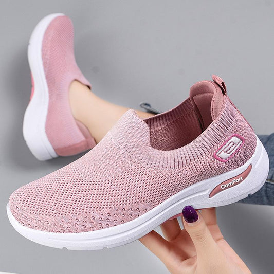 Leisure step soft bottom orthopedic sneakers