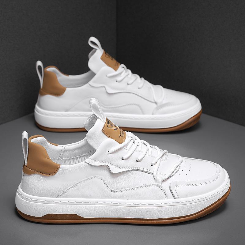 High-quality Leather Soft-soled Sneakers