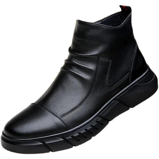 Italian Handmade Genuine Leather Zipper Martin Boots(Buy 2 Get Free Shipping✔️)