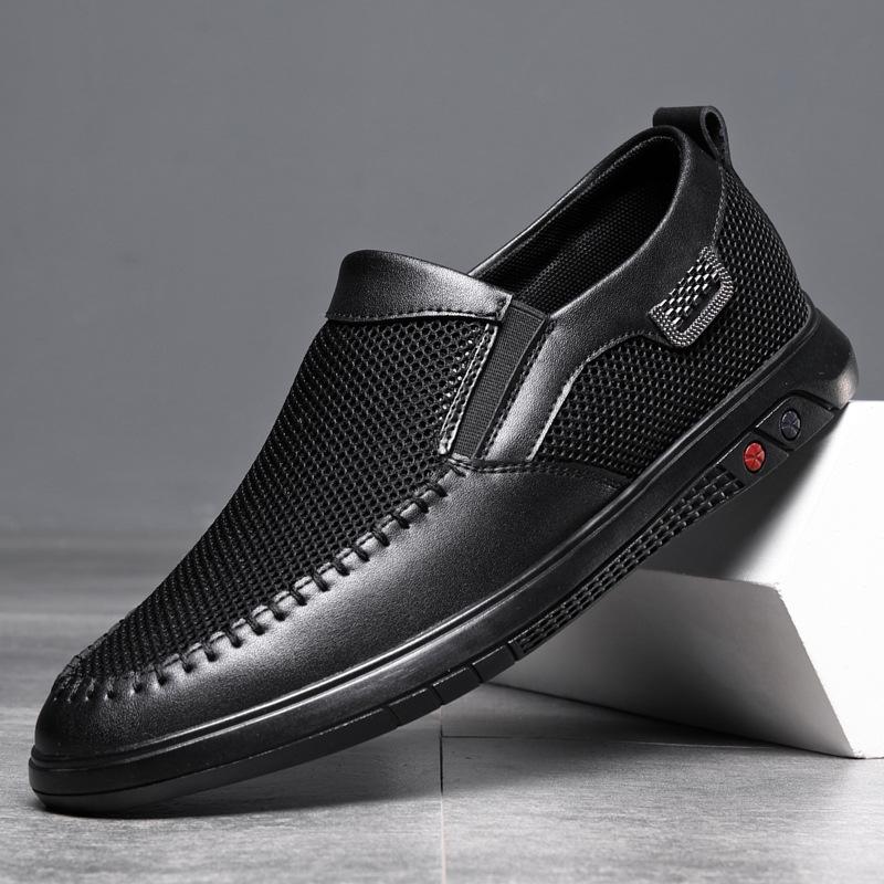 Soft soled non-slip casual leather shoes