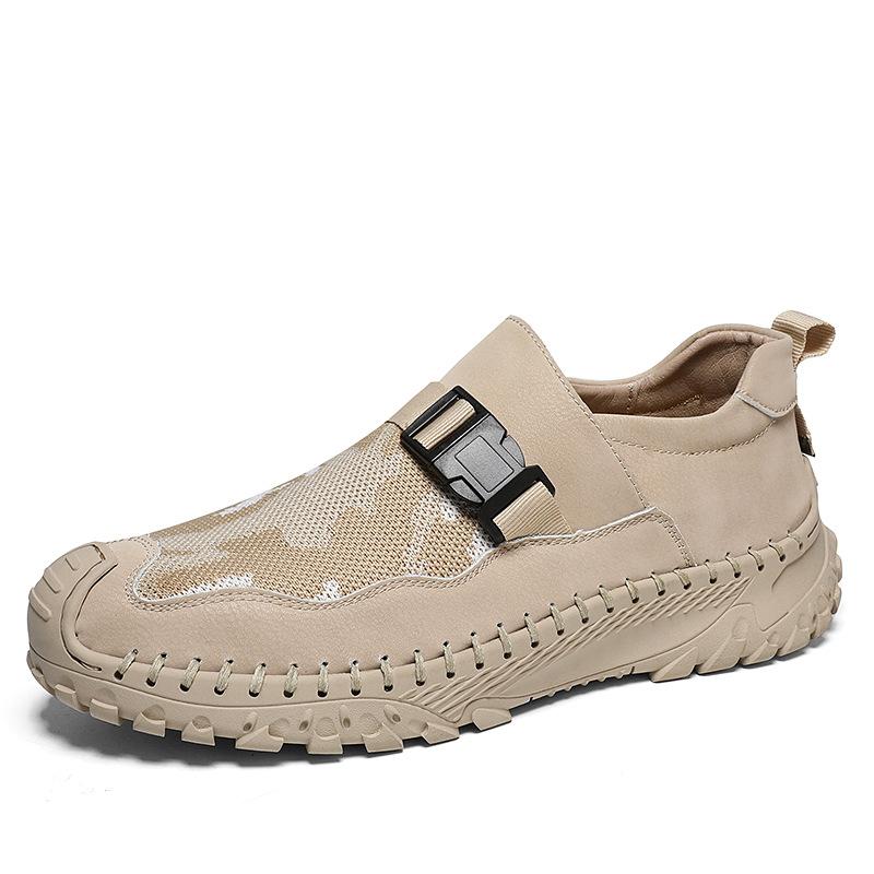 Leather wild loafers