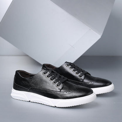 Comfortable wear resistant Italian leather sports shoes