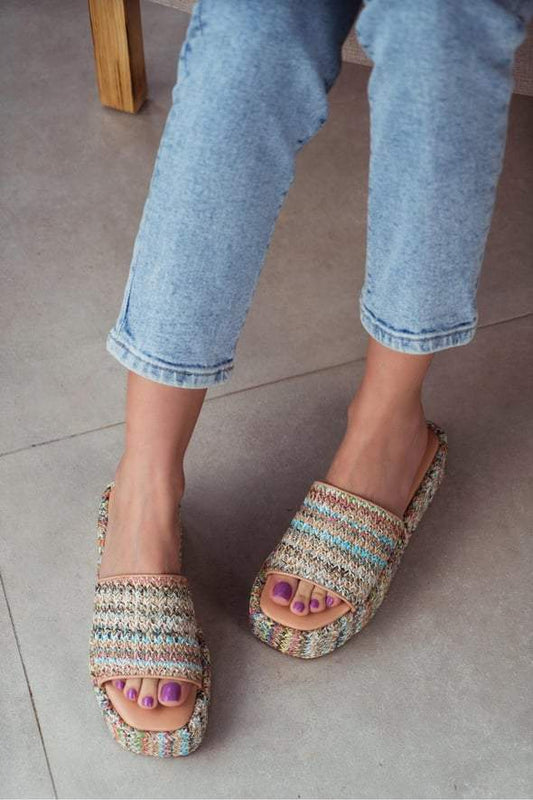 Rainbow High Top Sandals