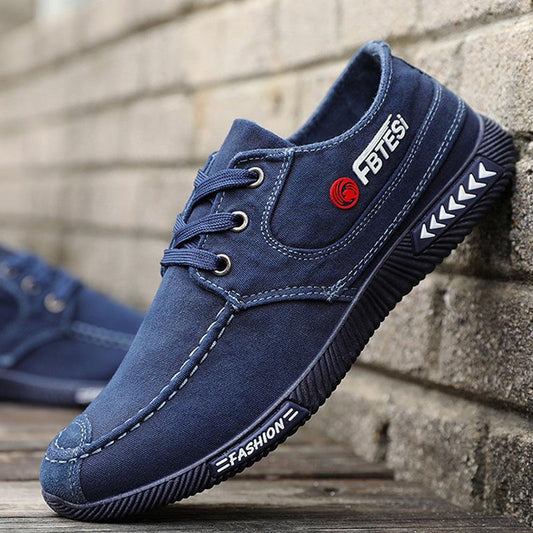 Breathable denim canvas shoes