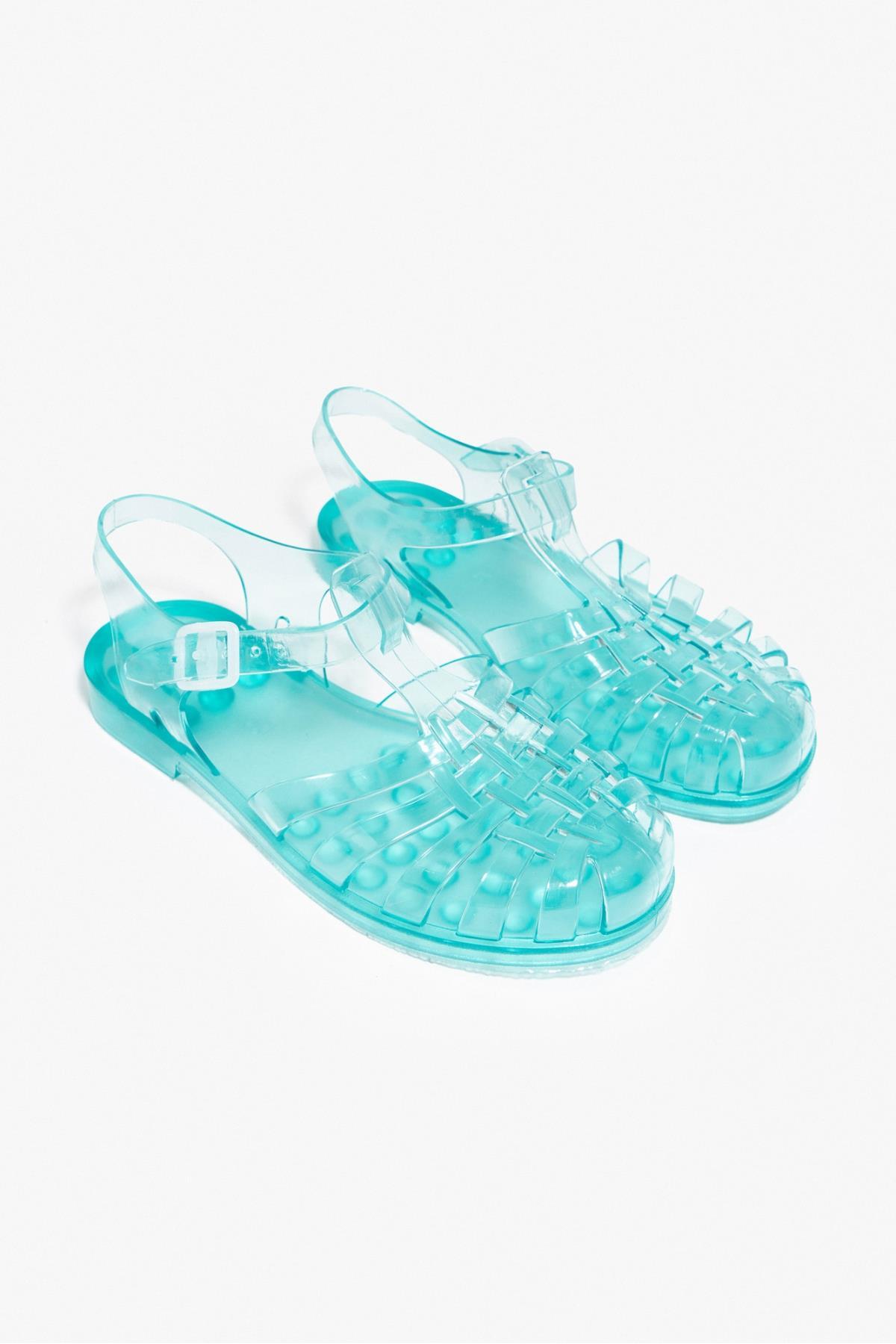 Ice hollow slide sandals