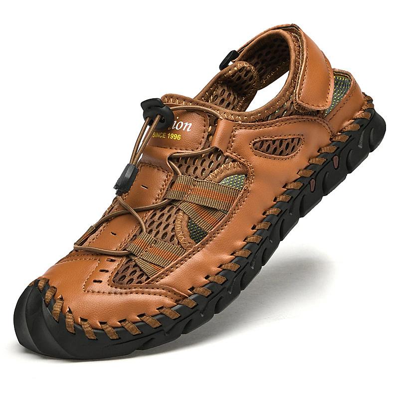 Casual Beach Outdoor Beach Cowhide Breathable shoes