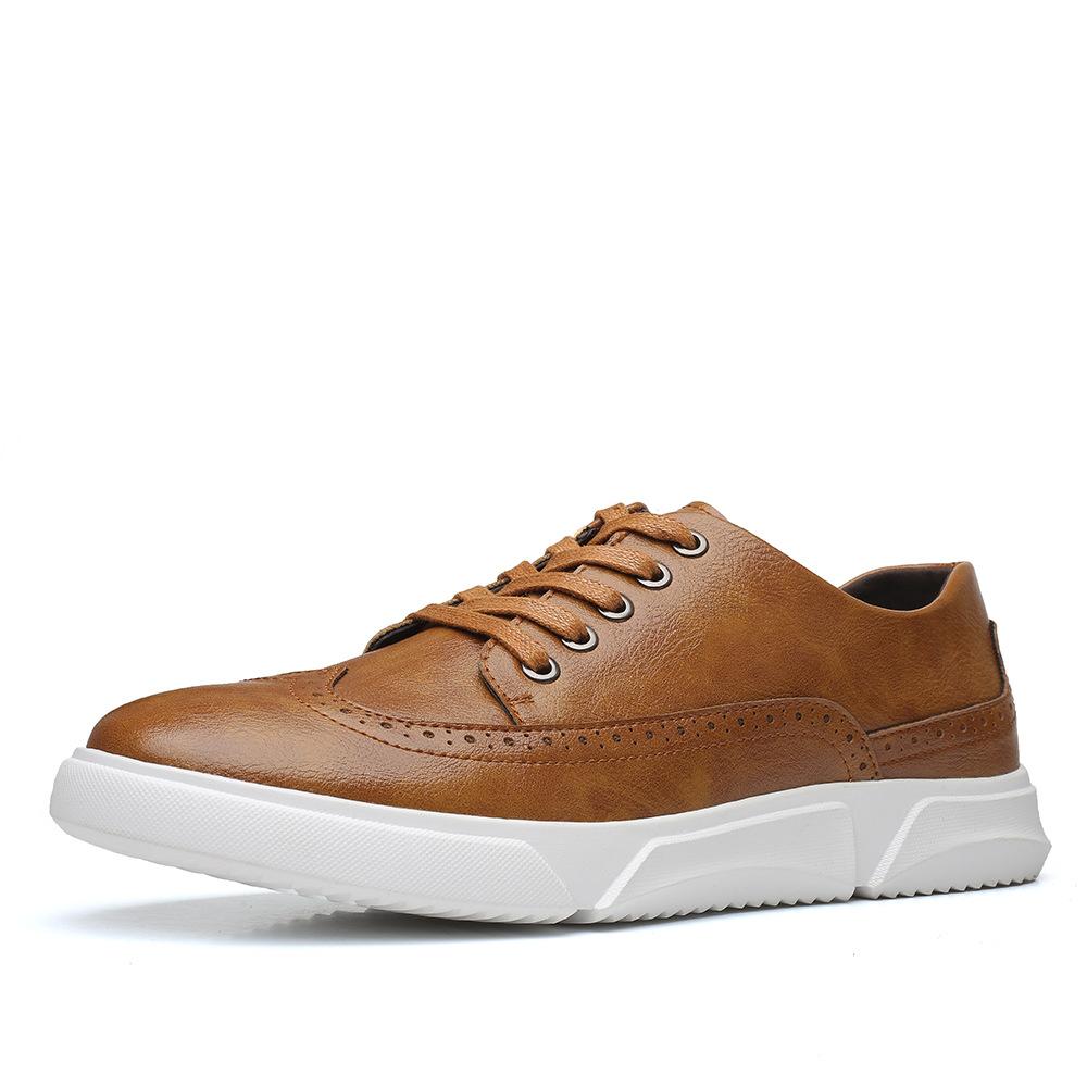 Comfortable wear resistant Italian leather sports shoes