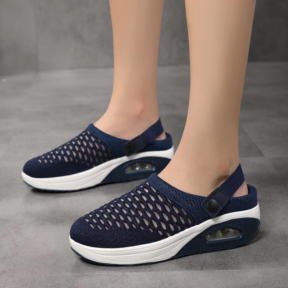 Women Walking Shoes Air Cushion Slip-On Shoes