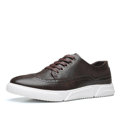 Comfortable wear resistant Italian leather sports shoes